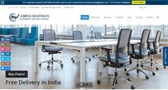 Desktop Screenshot of amplechairs.co.in